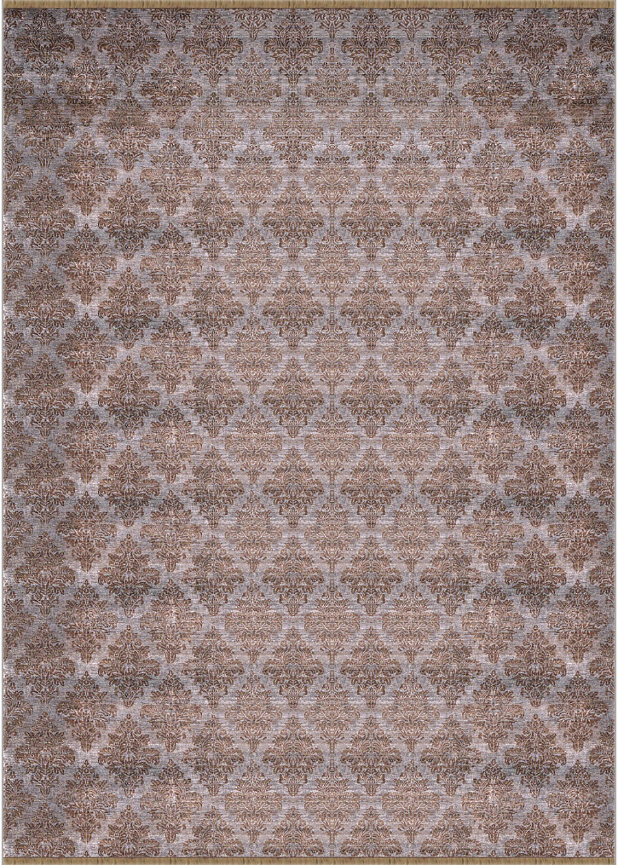 Современный Индийский ковер Damask №1638 373x274cm из бамбукового шелка в стиле неоклассика