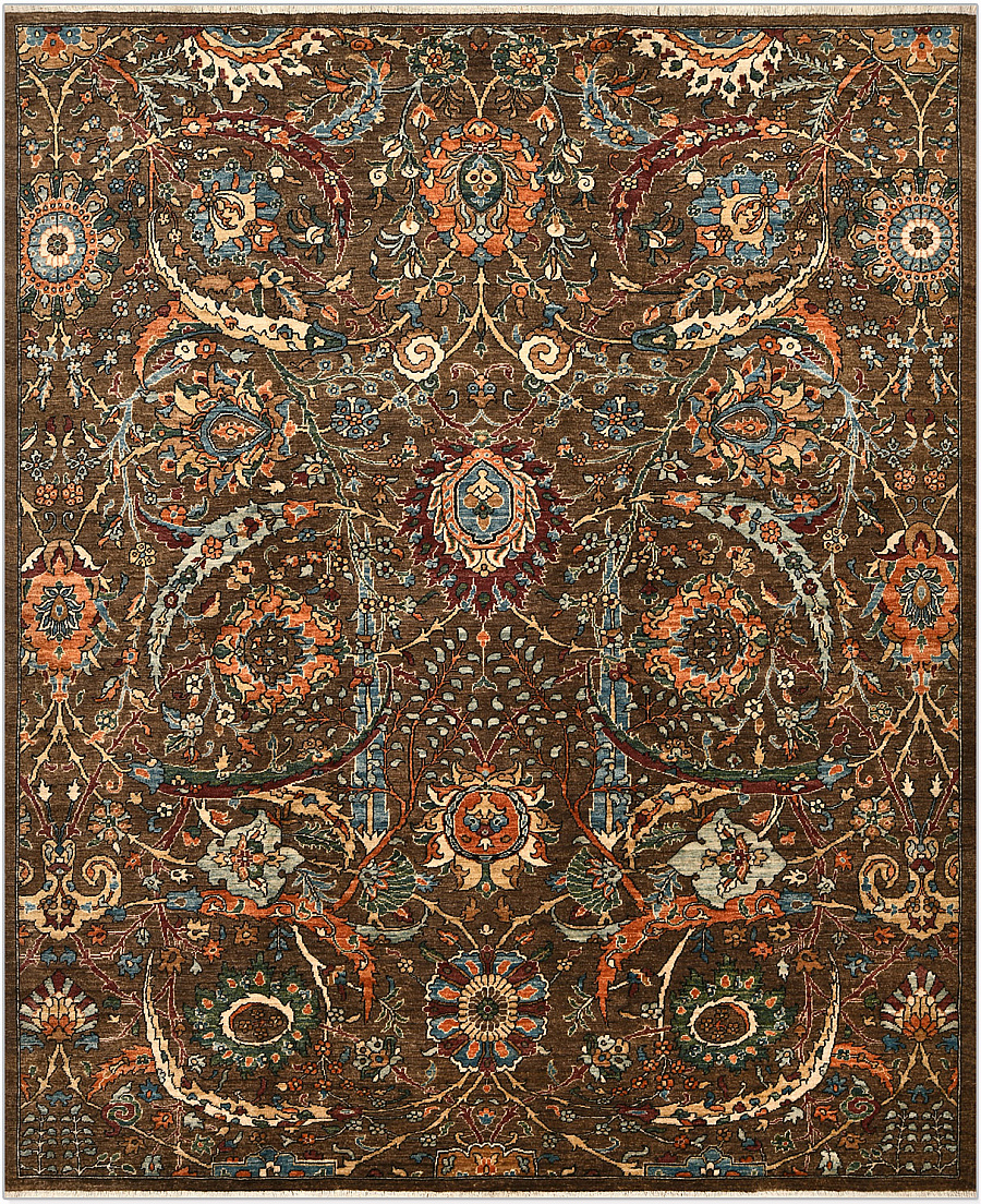 Шерстяной Пакистанский ковер Safavid №4822 299x249cm