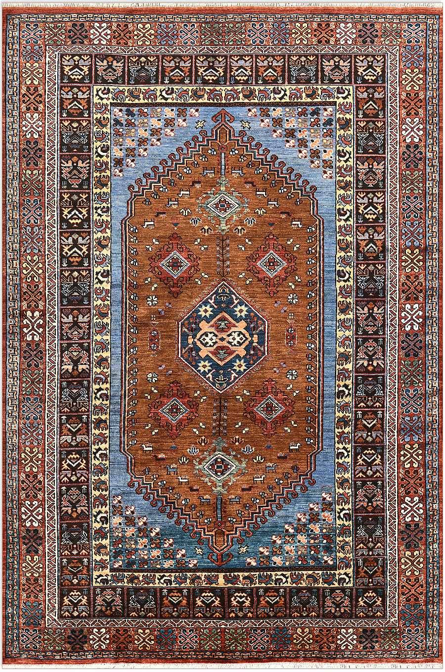 Шерстяной Пакистанский ковер Baluchi №5283 251x168cm