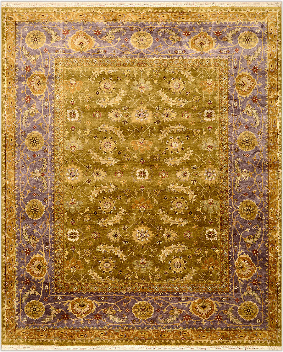 Шелковый Индийский ковер Rajastan Silk №2505 302x246cm