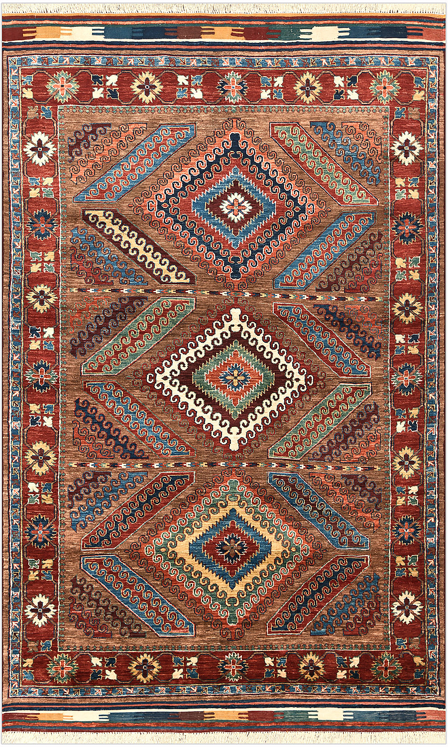 Шерстяной Пакистанский ковер Baluchi №5303 264x162cm