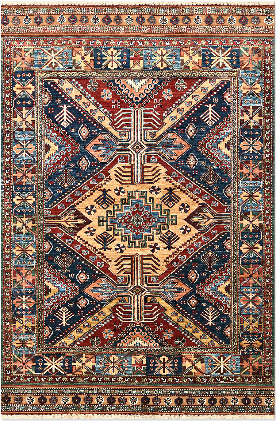 Шерстяной Пакистанский ковер Baluchi №5311 228x153cm