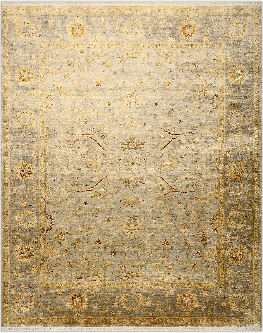 Шелковый Индийский ковер Ziegler Silk №2705 296x238cm