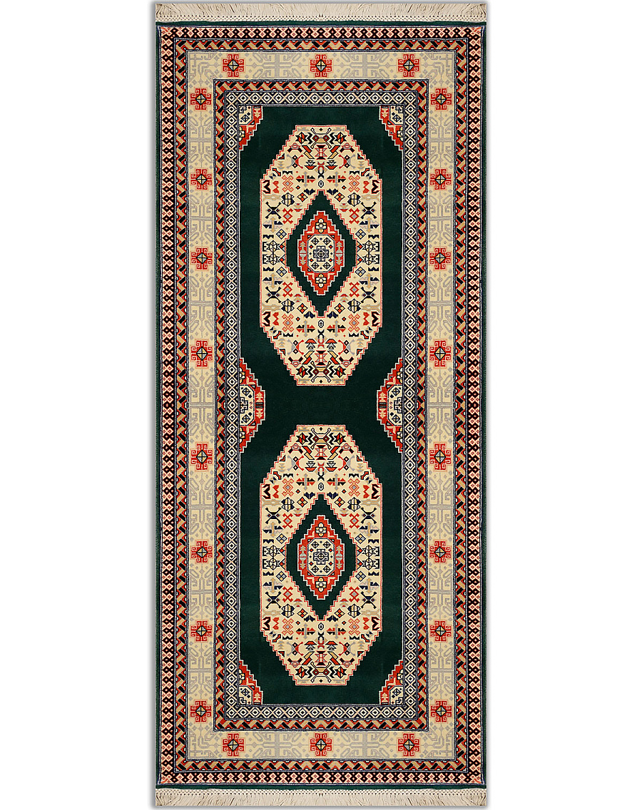 Шерстяной Индийский ковер Oriental №3788 183x85cm