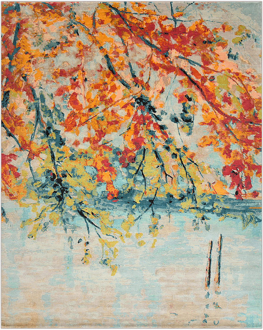 Шерстяной Непальский ковер Autumn №4273 310x246cm