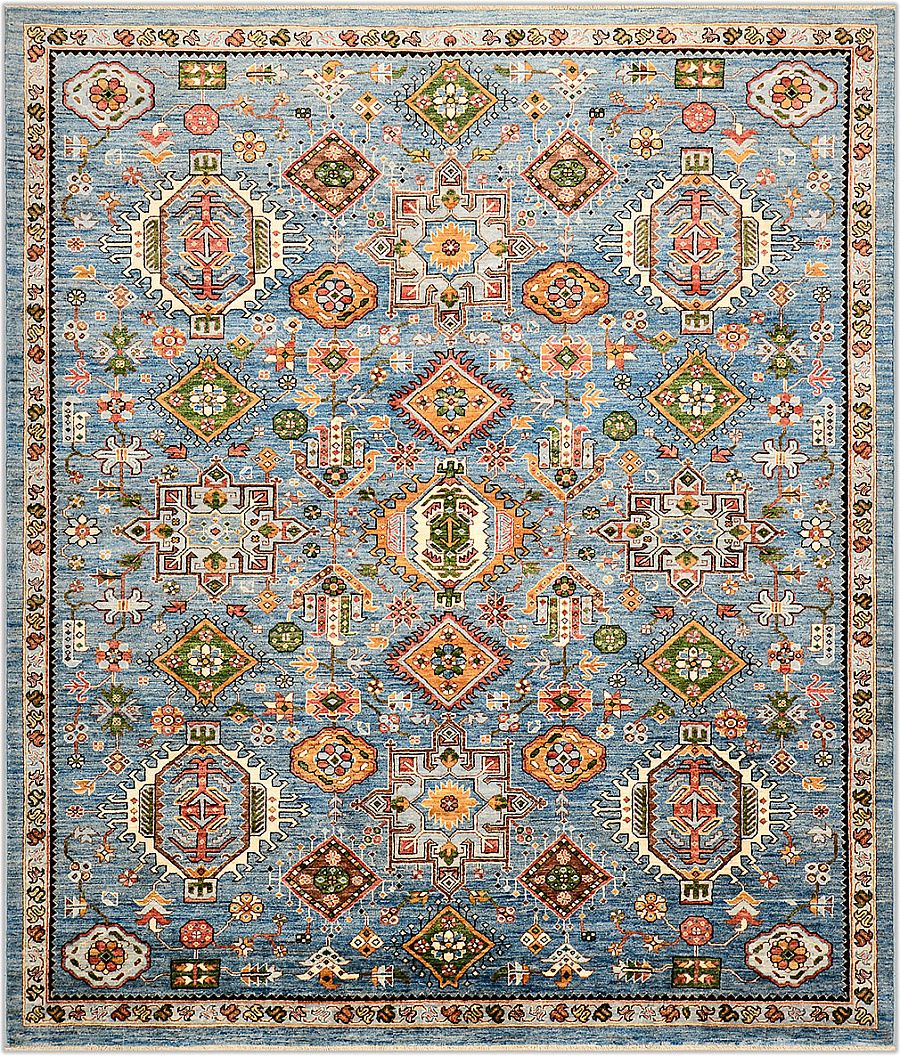 Шерстяной Кавказский ковер Kazakh №3877 295x249cm