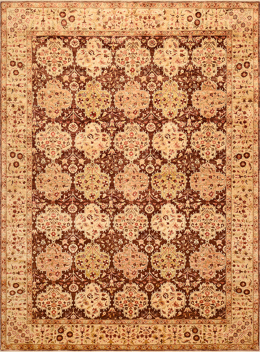 Шерстяной Пакистанский ковер Saltani №1259 320x246cm