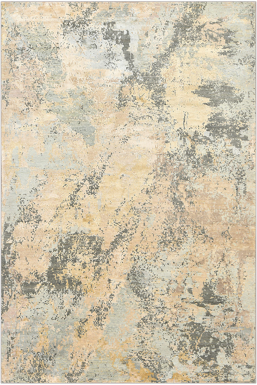 Индийский Strata ковер №4019 276x183cm из шелка и шерсти