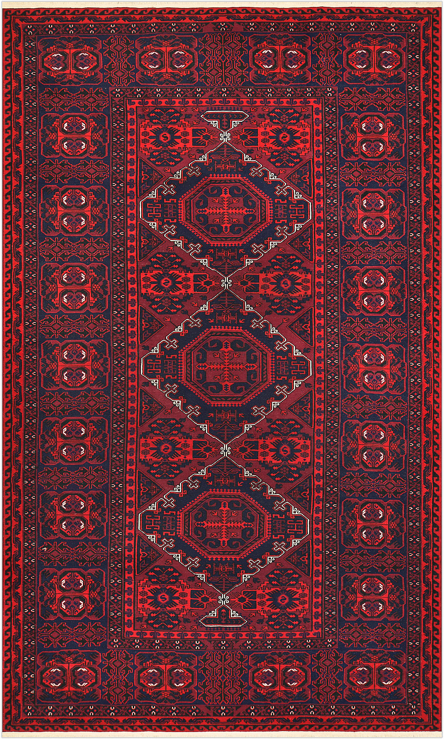 Безворсовый Дагестанский ковер Sumakh №4485 398x243cm из шерсти