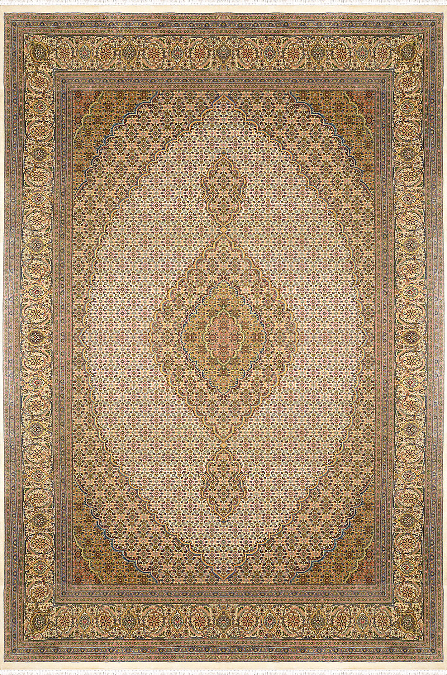 Индийский Mahi ковер №1875 300x204cm из шелка и шерсти