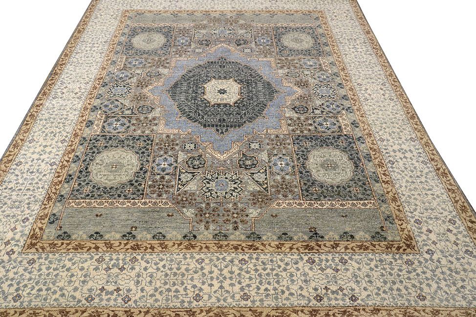Шерстяной ковер ручной вязки MAMLUK, размер 200x153cm изображение
