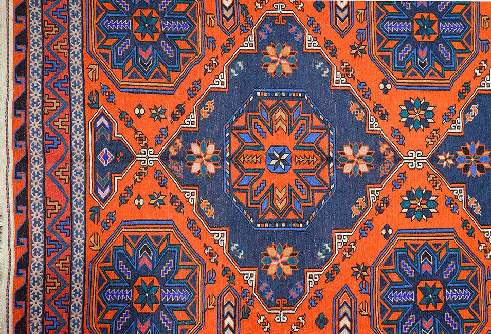 Безворсовый ковер ручной вязки SUMAKH, размер 335x185cmизображение