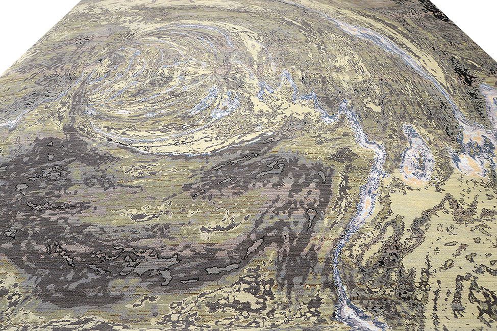 Ковер ручной вязки ABSTRACT из шелка и шерсти, размер 310x246cm изображение