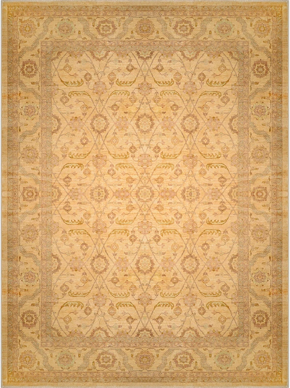 Шерстяной Пакистанский ковер Ziegler №3785 420x306cm