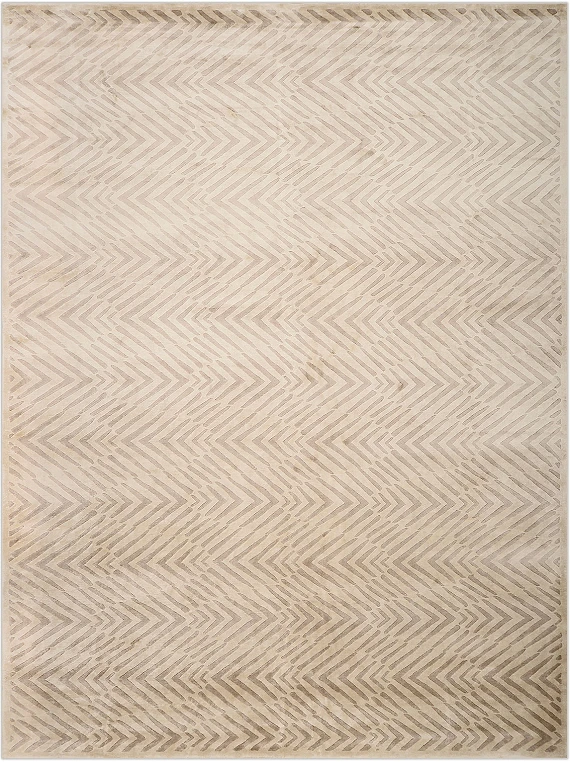 Шелковый Непальский ковер Grid №3264 406x301cm