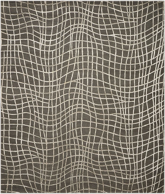 Непальский Ribbon ковер №3233 297x250cm из шелка и шерсти