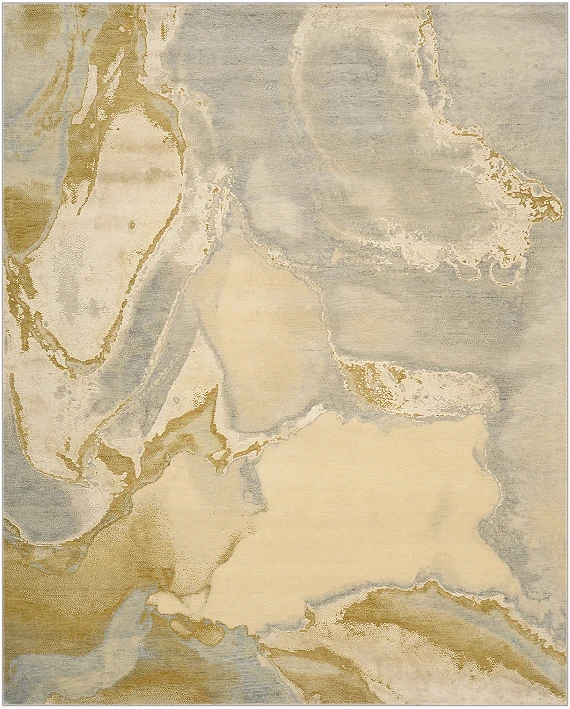 Непальский Gold Mine ковер №3845 301x243cm из шелка и шерсти