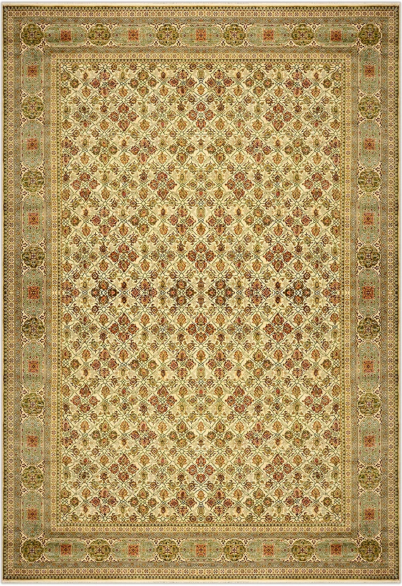 Шерстяной Индийский ковер Museum №3851 425x302cm