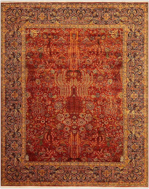 Шерстяной Индийский ковер Museum №3861 310x245cm