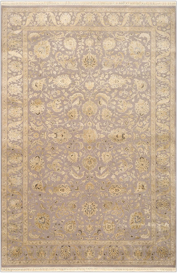 Современный Индийский ковер Rajastan Neo №2740 297x201cm из шерсти и шелка в стиле неоклассика