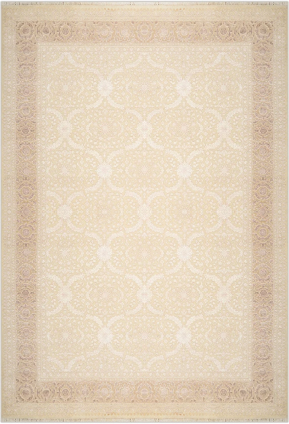 Современный Индийский ковер Renaissance №2097 349x240cm из шерсти и бамб. шелка в стиле неоклассика