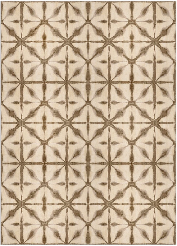 Индийский Batik Beige ковер №3326 400x300cm из шелка и шерсти