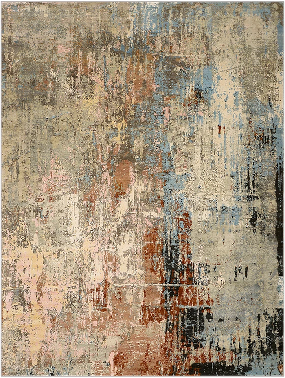 Индийский Urban ковер №3958 373x277cm из шелка и шерсти