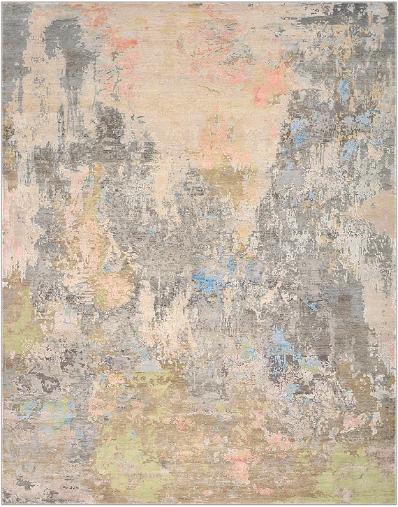 Индийский Urban ковер №3980 305x242cm из шелка и шерсти