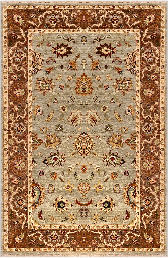 Шерстяной Индийский ковер Ziegler Agra №1003 244x171cm