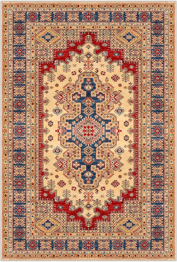 Шерстяной Кавказский ковер Kazakh №2763 256x168cm
