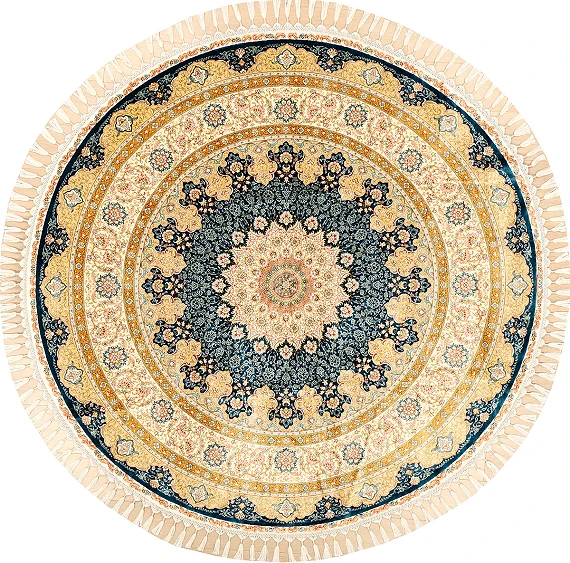 Шелковый Турецкий ковер Hereke №2664 167x167cm