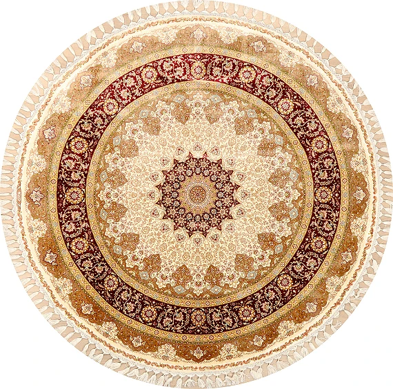 Шелковый Турецкий ковер Hereke №2661 169x169cm