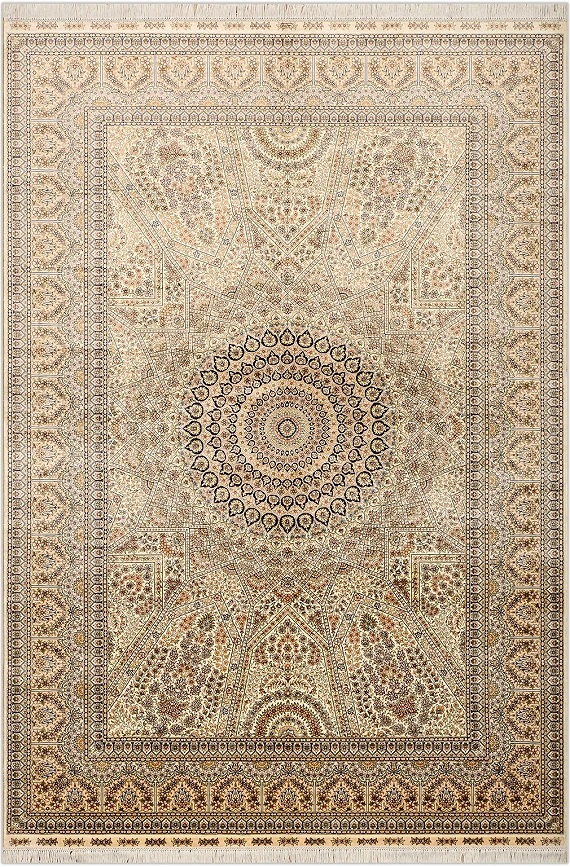 Шелковый Индийский ковер Gombad №1662 277x185cm