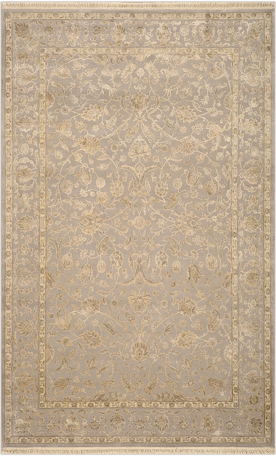 Современный Индийский ковер Rajastan Neo №2738 312x198cm из шерсти и шелка в стиле неоклассика