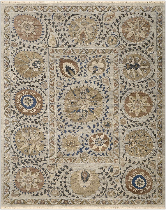 Шерстяной Индийский ковер Kupon №2689 296x238cm