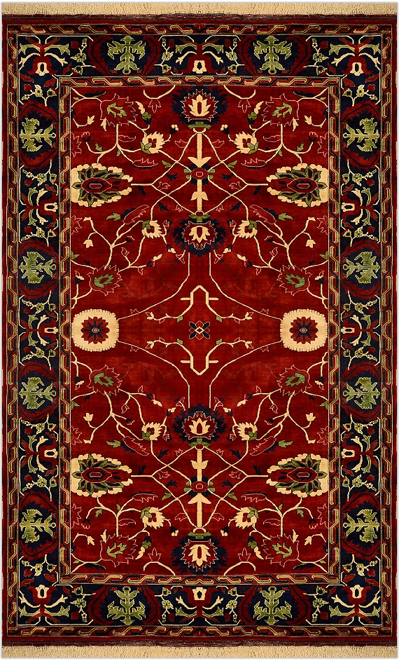 Шерстяной Афганский ковер Afshari №1493 295x200cm