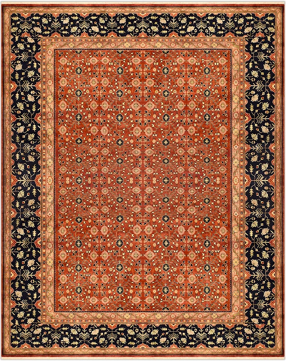 Шерстяной Индийский ковер Sultanabad №1036 303x245cm