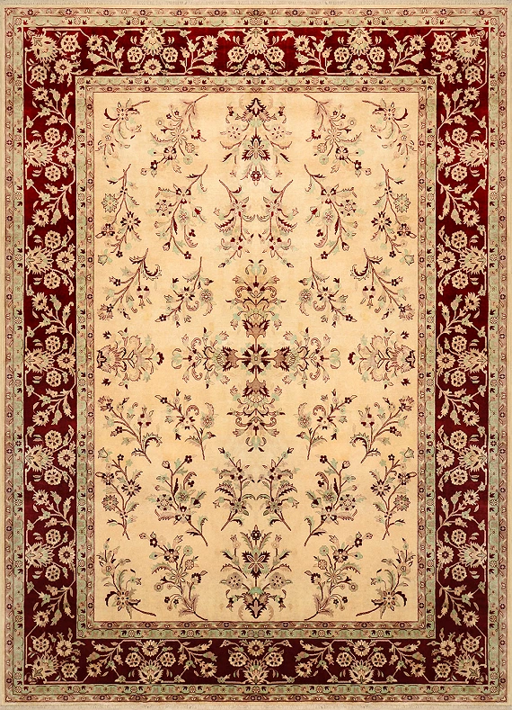 Шерстяной Пакистанский ковер Peshavar №1071 370x269cm