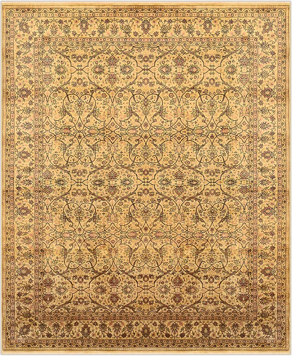 Шерстяной Индийский ковер Sultanabad №1098 315x250cm