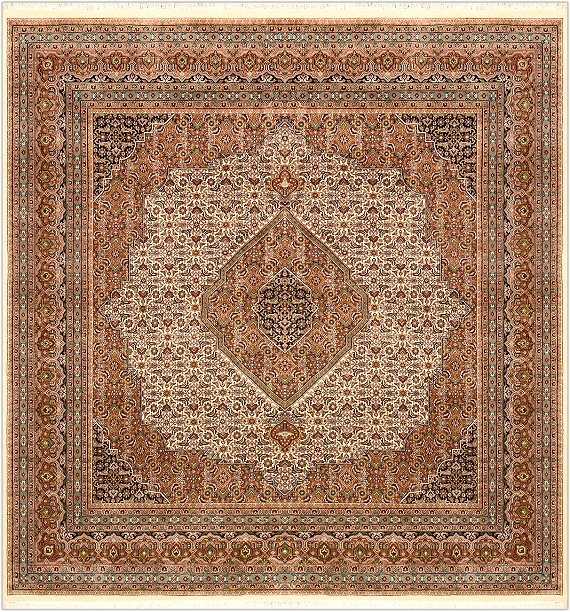 Шерстяной Индийский ковер Shiraz №1014 249x244cm