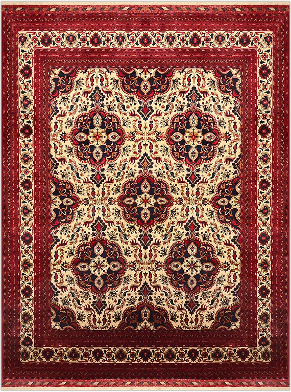 Шерстяной Афганский ковер Beleji №3179 406x303cm