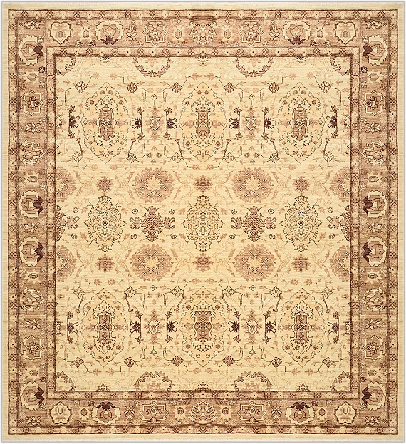 Шерстяной Пакистанский ковер Saltani №1457 284x270cm