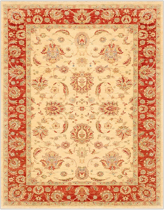 Шерстяной Пакистанский ковер Ziegler №1323 355x278cm