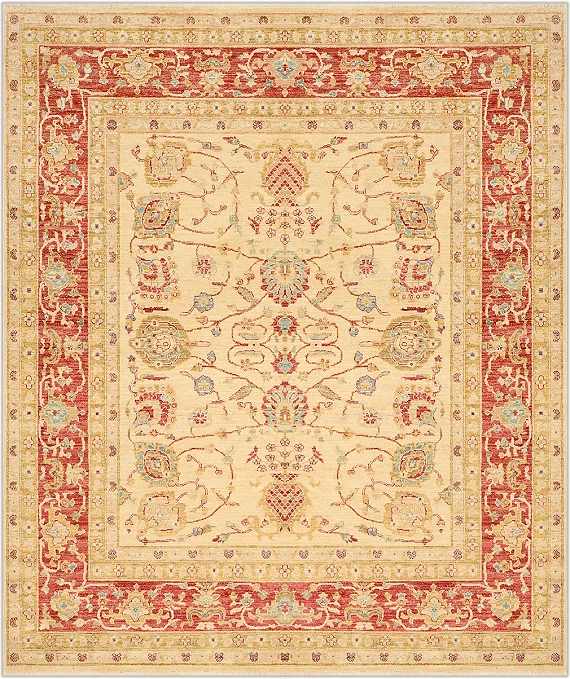 Шерстяной Пакистанский ковер Ziegler №2642 240x198cm