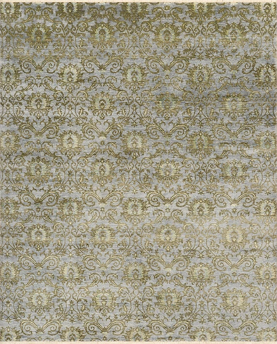 Современный Индийский ковер Arabesque №1168 308x245cm из шерсти в стиле неоклассика