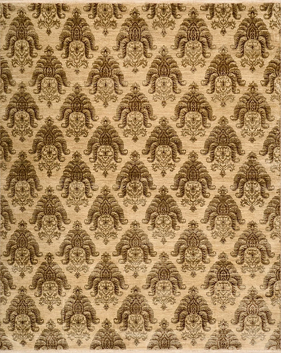 Современный Индийский ковер Arabesque №1179 306x245cm из шерсти в стиле неоклассика