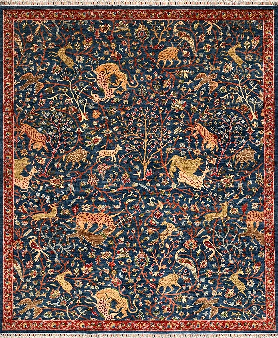 Шерстяной Пакистанский ковер Hunter №4074 297x248cm