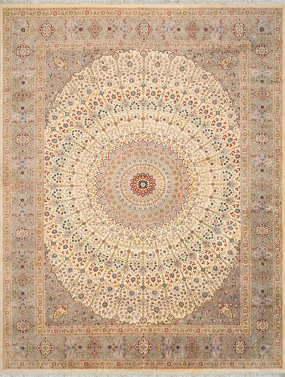 Шерстяной Пакистанский ковер Gombad №4111 469x361cm