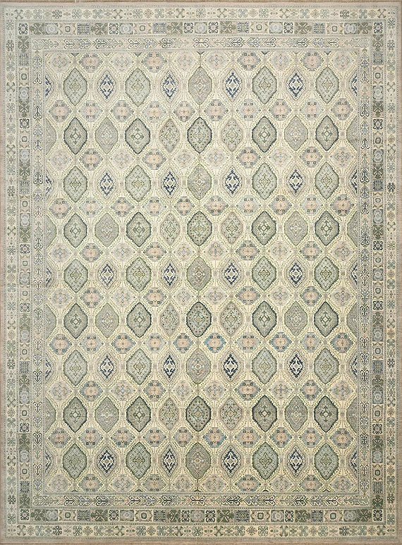 Шерстяной Пакистанский ковер Saltani №4112 495x366cm