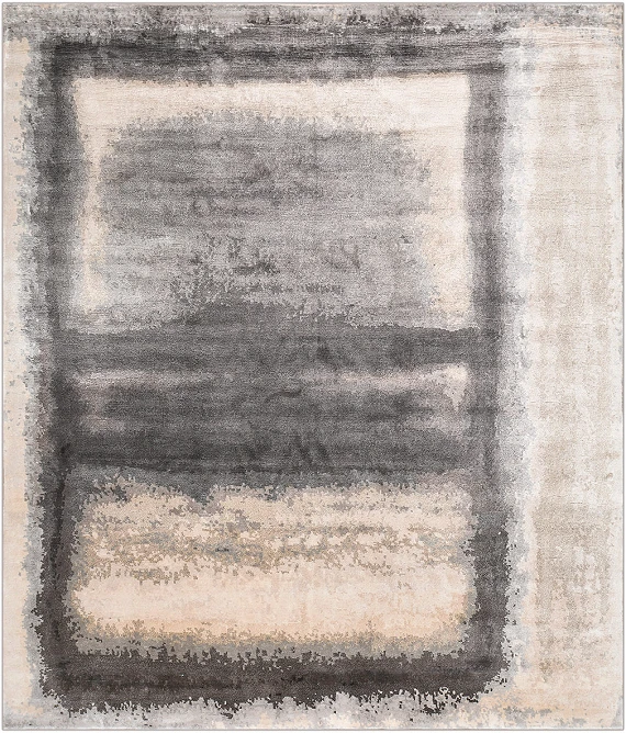 Непальский Rothko ковер №3998 299x256cm из шелка и шерсти